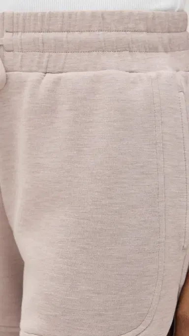 Varley Ollie High Rise Shorts 3.5 Taupe Marl | Thumbnail 6 Varley Ollie High Rise Shorts 3.5 Taupe Marl | Thumbnail 6