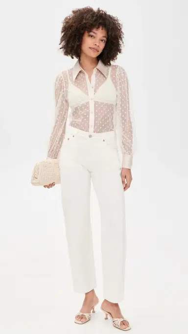 L'AGENCE ophie heer Long Sleeve Blouse Ecru | Thumbnail 5 L'AGENCE ophie heer Long Sleeve Blouse Ecru | Thumbnail 5