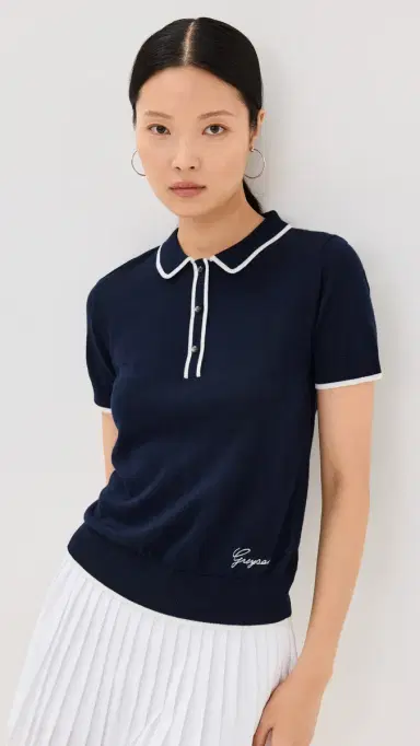 Greyson Short Sleeve Bardot Sweater altese Blue | Thumbnail 2 Greyson Short Sleeve Bardot Sweater altese Blue | Thumbnail 2