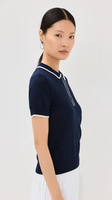 Greyson Short Sleeve Bardot Sweater altese Blue | Thumbnail 4 Greyson Short Sleeve Bardot Sweater altese Blue | Thumbnail 4
