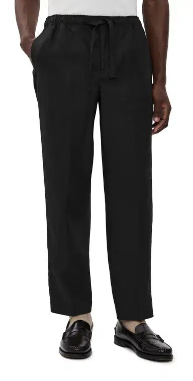 Orlebar Brown Alex Linen Pants Black | Thumbnail 1 Orlebar Brown Alex Linen Pants Black | Thumbnail 1
