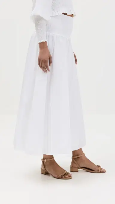 Hill House Home The Delphine Nap Skirt White | Thumbnail 4 Hill House Home The Delphine Nap Skirt White | Thumbnail 4