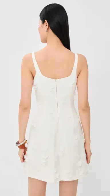 Simkhai Cailinn Mini Dress White 2 | Thumbnail 3 Simkhai Cailinn Mini Dress White 2 | Thumbnail 3