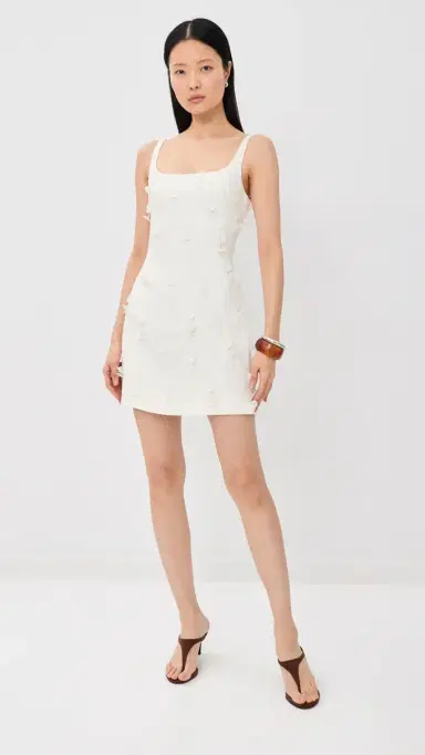 Simkhai Cailinn Mini Dress White 2 | Thumbnail 5 Simkhai Cailinn Mini Dress White 2 | Thumbnail 5