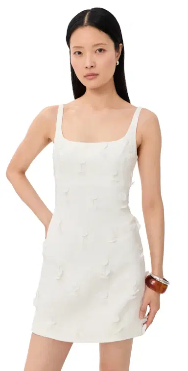 Simkhai Cailinn Mini Dress White 2 | Thumbnail 1 Simkhai Cailinn Mini Dress White 2 | Thumbnail 1
