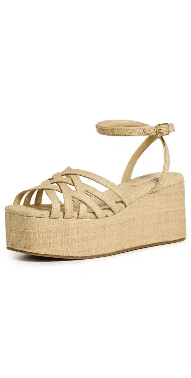 Loeffler Randall Channing Platform Sandals Natural 7 | Thumbnail 1 Loeffler Randall Channing Platform Sandals Natural 7 | Thumbnail 1