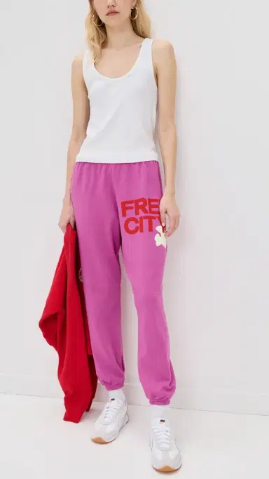 FREECITY Freecity Large Sweatpants Pinkbird | Thumbnail 5 FREECITY Freecity Large Sweatpants Pinkbird | Thumbnail 5