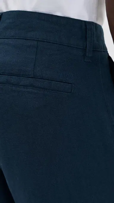 NN07 Aden Linen Trousers Navy Blue | Thumbnail 6 NN07 Aden Linen Trousers Navy Blue | Thumbnail 6