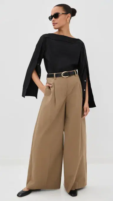 Theory Boat Neck Blouse Black | Thumbnail 5 Theory Boat Neck Blouse Black | Thumbnail 5