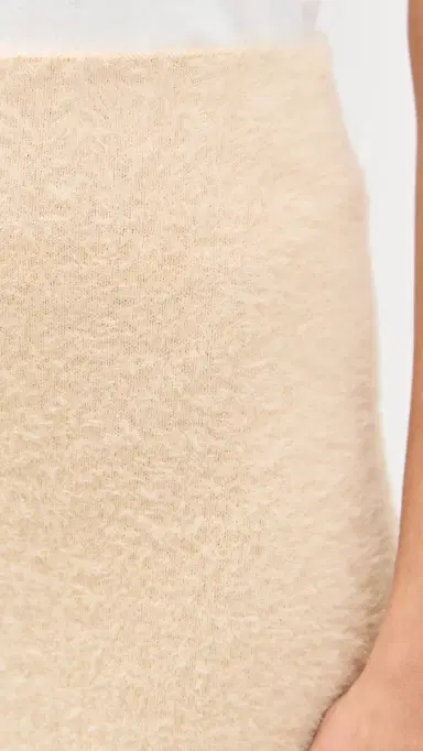 LE BOP Fuzzy Midi Skirt Oyster | Thumbnail 6 LE BOP Fuzzy Midi Skirt Oyster | Thumbnail 6