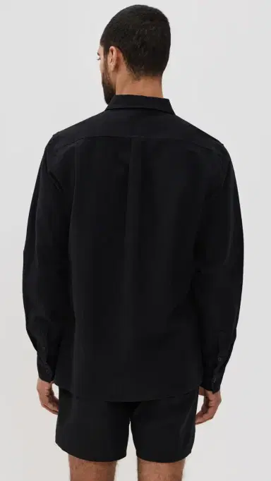 Rhythm Classic Linen Shirt Vintage Black | Thumbnail 4 Rhythm Classic Linen Shirt Vintage Black | Thumbnail 4