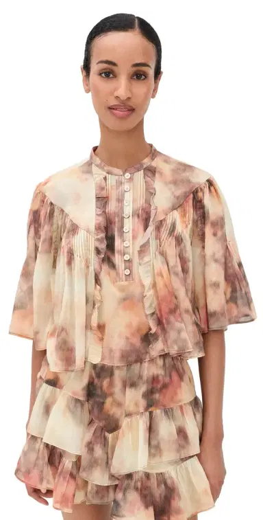 Isabel Marant Étoile Veelia Top Beige | Thumbnail 1 Isabel Marant Étoile Veelia Top Beige | Thumbnail 1