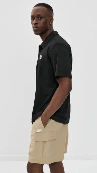 Malbon Performance Mesh Paneled Polo Black | Thumbnail 4 Malbon Performance Mesh Paneled Polo Black | Thumbnail 4