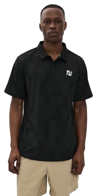 Malbon Performance Mesh Paneled Polo Black | Thumbnail 1 Malbon Performance Mesh Paneled Polo Black | Thumbnail 1