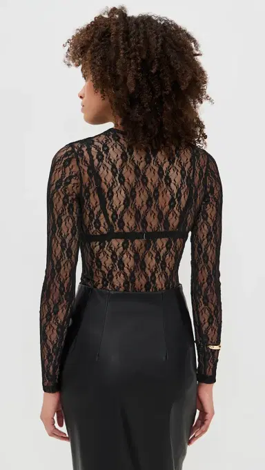 LE BOP Hannah Thong Bodysuit Black | Thumbnail 3 LE BOP Hannah Thong Bodysuit Black | Thumbnail 3