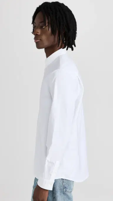 A.P.C. A. P.C. Oxford Button Down Shirt White | Thumbnail 4 A.P.C. A. P.C. Oxford Button Down Shirt White | Thumbnail 4