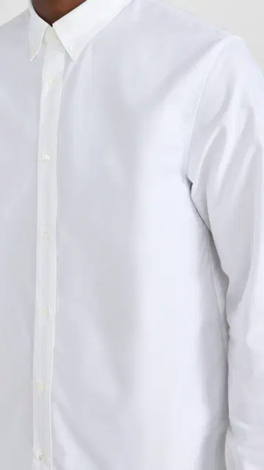 A.P.C. A. P.C. Oxford Button Down Shirt White | Thumbnail 6 A.P.C. A. P.C. Oxford Button Down Shirt White | Thumbnail 6