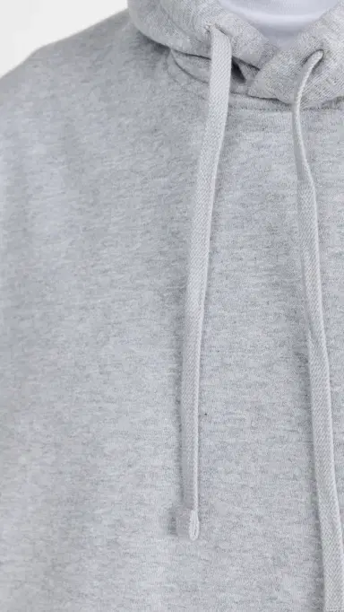 REIGNING CHAMP Midweight Terry Standard Hoodie Heather Grey | Thumbnail 6 REIGNING CHAMP Midweight Terry Standard Hoodie Heather Grey | Thumbnail 6