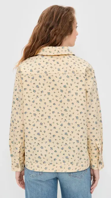 Bailey Rose Floral Button Down Shirt Cream | Thumbnail 3 Bailey Rose Floral Button Down Shirt Cream | Thumbnail 3