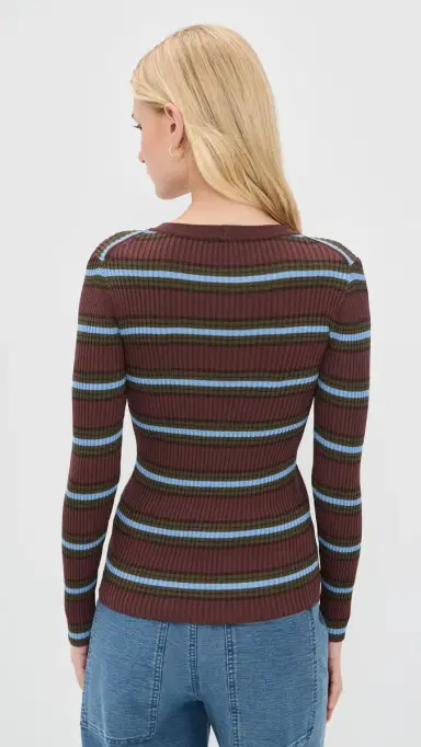 STAUD Cargo Sweater Redondo tripe | Thumbnail 3 STAUD Cargo Sweater Redondo tripe | Thumbnail 3
