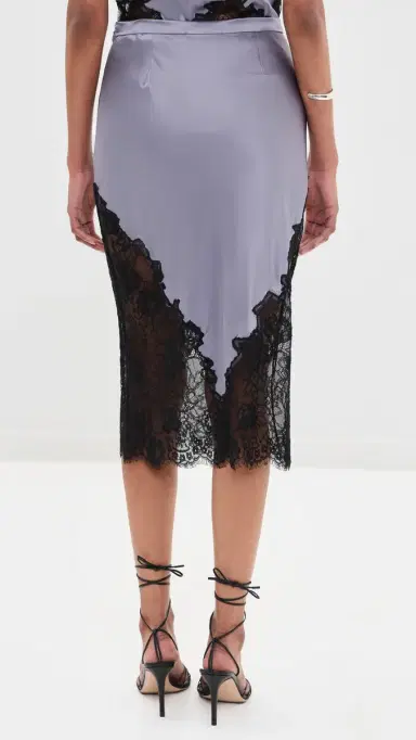 Fleur du Mal Juliet Lace and ilk kirt Lavender moke | Thumbnail 3 Fleur du Mal Juliet Lace and ilk kirt Lavender moke | Thumbnail 3