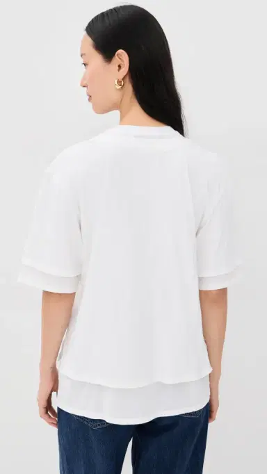 TWP Double Up Tee White | Thumbnail 3 TWP Double Up Tee White | Thumbnail 3