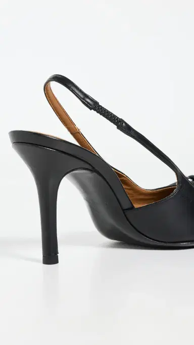R13 Sling Back Heels with Ring Black 38 | Thumbnail 4 R13 Sling Back Heels with Ring Black 38 | Thumbnail 4