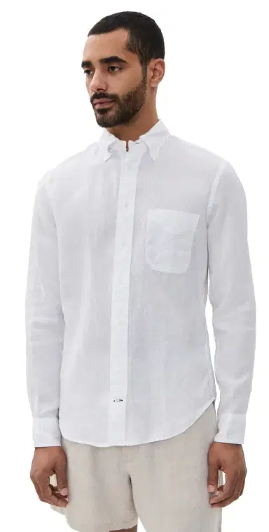 Gitman Vintage Linen Shirt White L | Thumbnail 1 Gitman Vintage Linen Shirt White L | Thumbnail 1