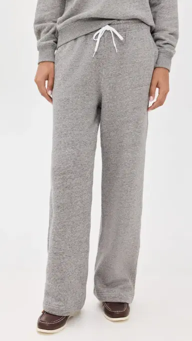 Polo Ralph Lauren Wide Leg Sweatpants Grey Heather | Thumbnail 2 Polo Ralph Lauren Wide Leg Sweatpants Grey Heather | Thumbnail 2