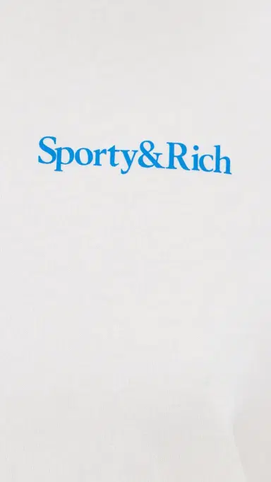 Sporty & Rich Health is Wealth T-Shirt White | Thumbnail 6 Sporty & Rich Health is Wealth T-Shirt White | Thumbnail 6