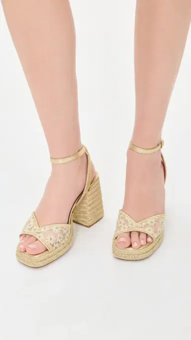 Castañer Valle Platform Sandals Blanco/Oro 36 | Thumbnail 3 Castañer Valle Platform Sandals Blanco/Oro 36 | Thumbnail 3