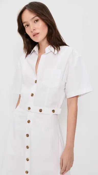 DL1961 Myla Top White Poplin | Thumbnail 2 DL1961 Myla Top White Poplin | Thumbnail 2