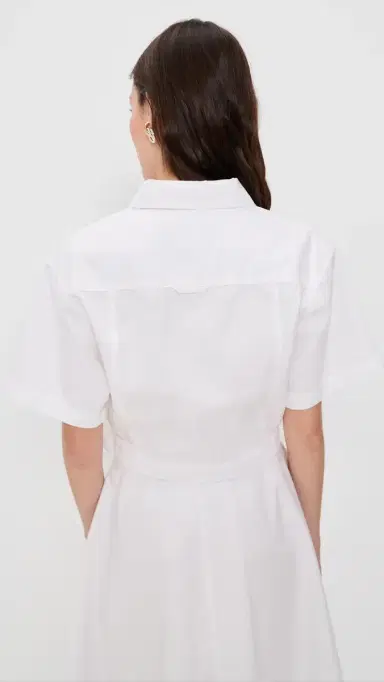 DL1961 Myla Top White Poplin | Thumbnail 3 DL1961 Myla Top White Poplin | Thumbnail 3