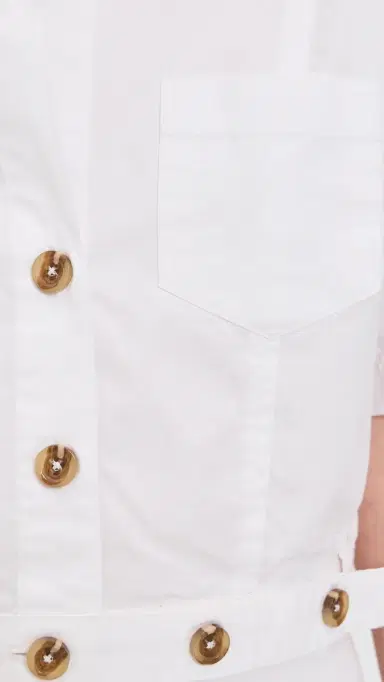 DL1961 Myla Top White Poplin | Thumbnail 6 DL1961 Myla Top White Poplin | Thumbnail 6