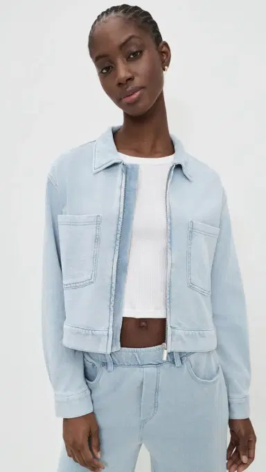 Z Supply Heritage Knit Denim Jacket Ocean Air Indigo | Thumbnail 2 Z Supply Heritage Knit Denim Jacket Ocean Air Indigo | Thumbnail 2