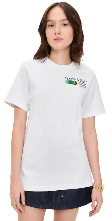 Sporty & Rich Invitational T-Shirt White | Thumbnail 1 Sporty & Rich Invitational T-Shirt White | Thumbnail 1
