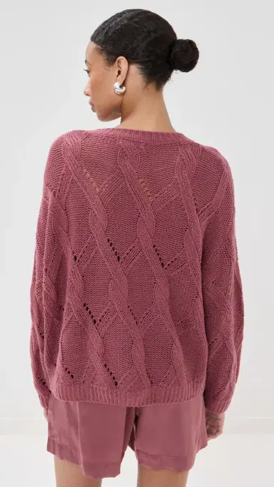 Sablyn Gia louchy Cashmere Crew Neck weater Desert Bloom | Thumbnail 3 Sablyn Gia louchy Cashmere Crew Neck weater Desert Bloom | Thumbnail 3