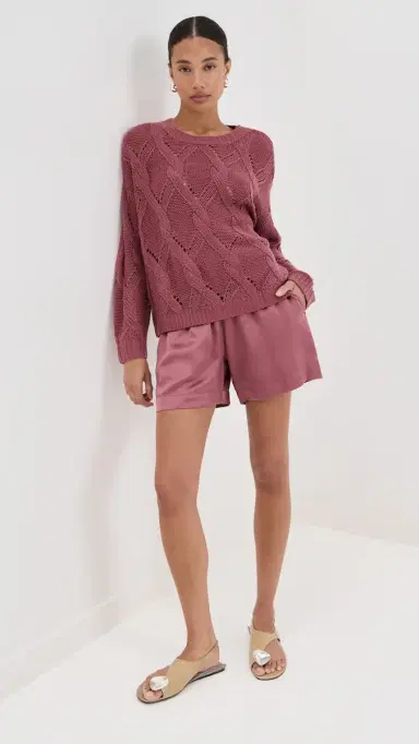 Sablyn Gia louchy Cashmere Crew Neck weater Desert Bloom | Thumbnail 5 Sablyn Gia louchy Cashmere Crew Neck weater Desert Bloom | Thumbnail 5