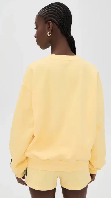 DANZY Hotel Danzy Crew Sweatshirt Yellow | Thumbnail 3 DANZY Hotel Danzy Crew Sweatshirt Yellow | Thumbnail 3