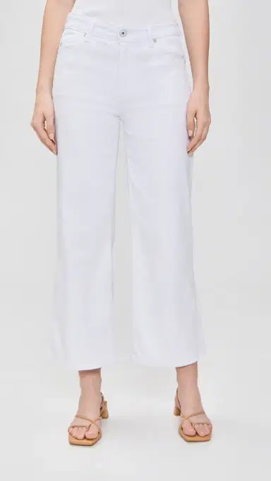 Ag Saige Wide Leg Crop Jeans Gallery White 30 | Thumbnail 2 Ag Saige Wide Leg Crop Jeans Gallery White 30 | Thumbnail 2