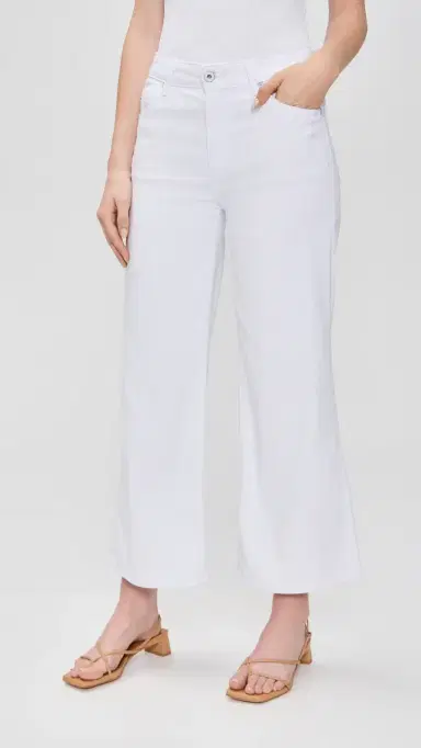 Ag Saige Wide Leg Crop Jeans Gallery White 30 | Thumbnail 3 Ag Saige Wide Leg Crop Jeans Gallery White 30 | Thumbnail 3