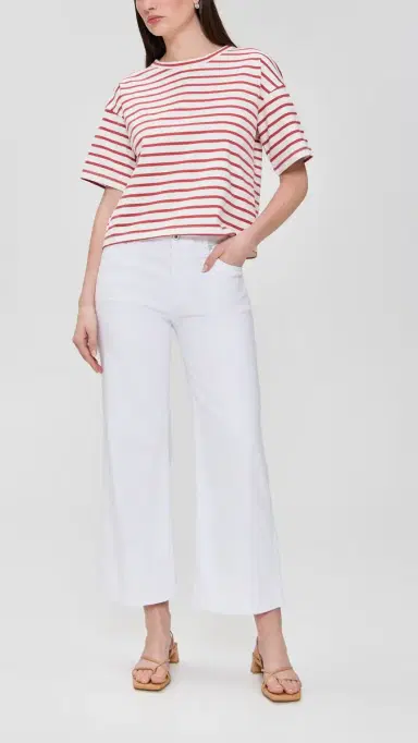 Ag Saige Wide Leg Crop Jeans Gallery White 30 | Thumbnail 6 Ag Saige Wide Leg Crop Jeans Gallery White 30 | Thumbnail 6