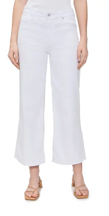 Ag Saige Wide Leg Crop Jeans Gallery White 30 | Thumbnail 1 Ag Saige Wide Leg Crop Jeans Gallery White 30 | Thumbnail 1