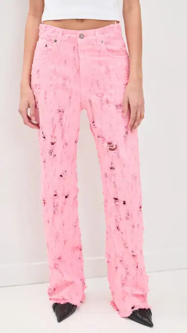HAIKURE Bonnie Bull Destroyed Jeans Flamingo | Thumbnail 2 HAIKURE Bonnie Bull Destroyed Jeans Flamingo | Thumbnail 2
