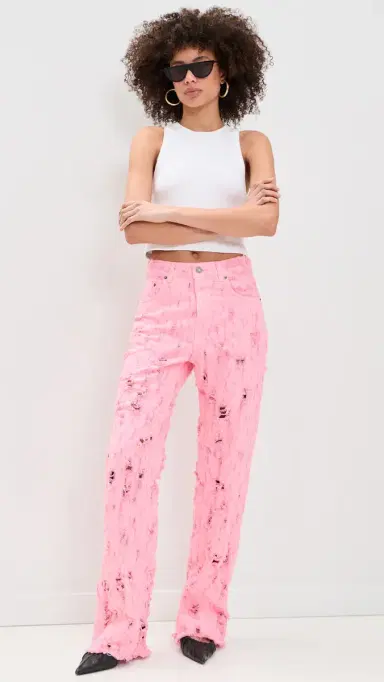 HAIKURE Bonnie Bull Destroyed Jeans Flamingo | Thumbnail 5 HAIKURE Bonnie Bull Destroyed Jeans Flamingo | Thumbnail 5