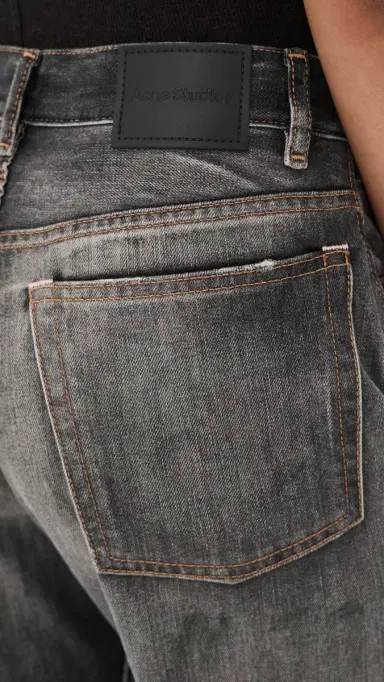 Acne Studios Distressed Paint Jeans Black | Thumbnail 6 Acne Studios Distressed Paint Jeans Black | Thumbnail 6
