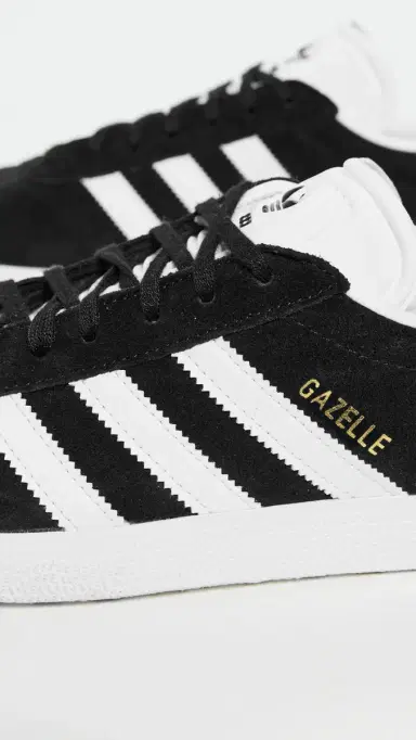 adidas Gazelle Sneakers Core Black/White | Thumbnail 5 adidas Gazelle Sneakers Core Black/White | Thumbnail 5
