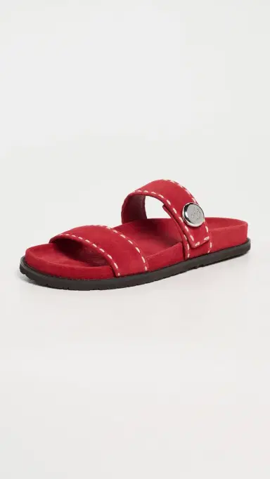 Tory Burch Romy Sport Slides Toucan Red | Thumbnail 2 Tory Burch Romy Sport Slides Toucan Red | Thumbnail 2