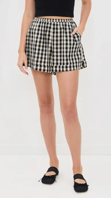 VRG GRL Freda Shorts Black/White | Thumbnail 2 VRG GRL Freda Shorts Black/White | Thumbnail 2
