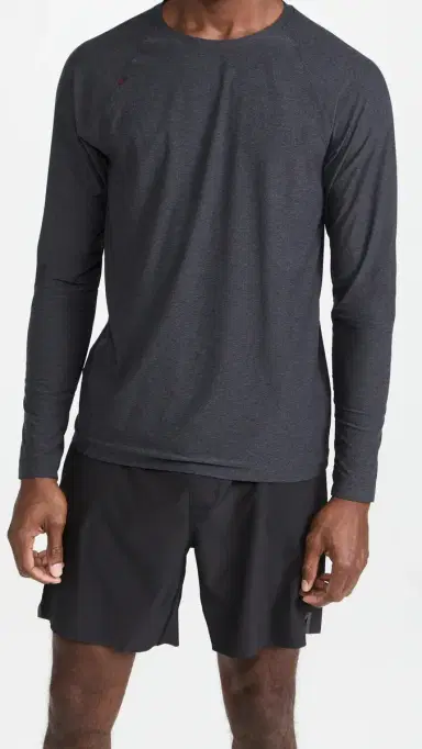 Rhone Reign Long Sleeve Tee Black Heather | Thumbnail 2 Rhone Reign Long Sleeve Tee Black Heather | Thumbnail 2